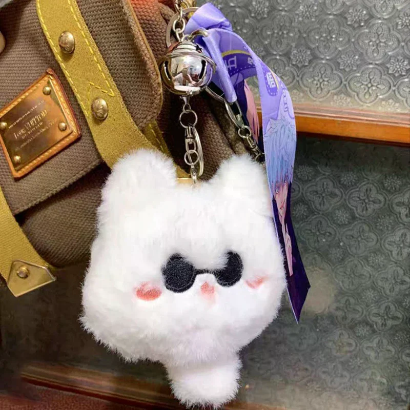 

Accessory Anime Jujutsu Kaisen Gojo Satoru Cat Plush Toy Cut e Embroidery Stuffed Animals Dolls Pendant Cartoon Toys for Kids