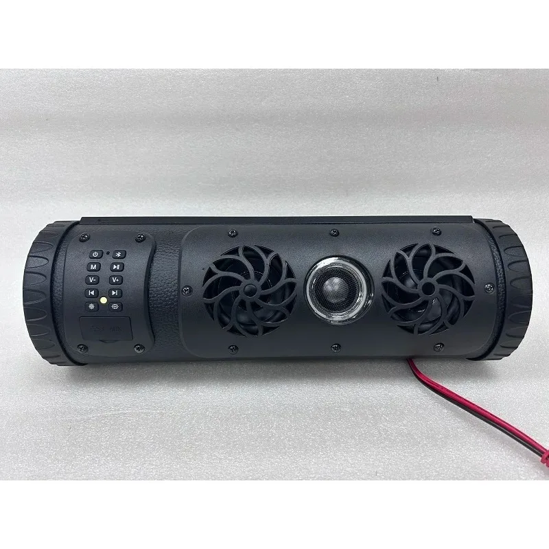 Remote Control 18 Inch UTV  ATV SoundBar Bluetooth with RGB Lighting,  Sound bar Speaker for 12V Waterproof Golf Cart Sound Bar