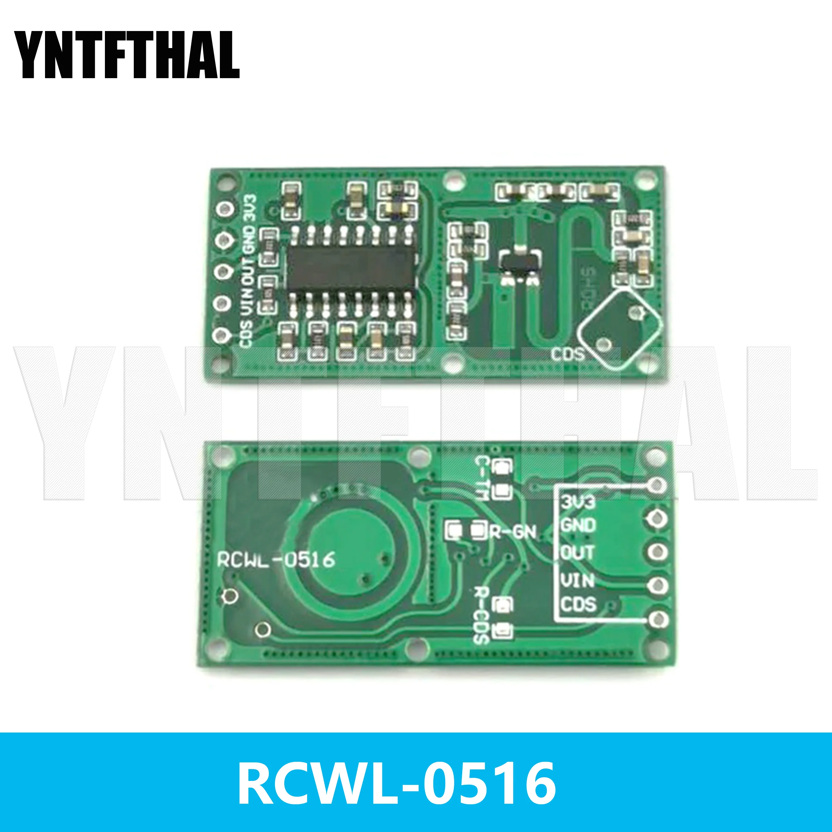 Módulo de sensor de radar de microondas RCWL-0516, interruptor de inducción de cuerpo humano, sensor inteligente