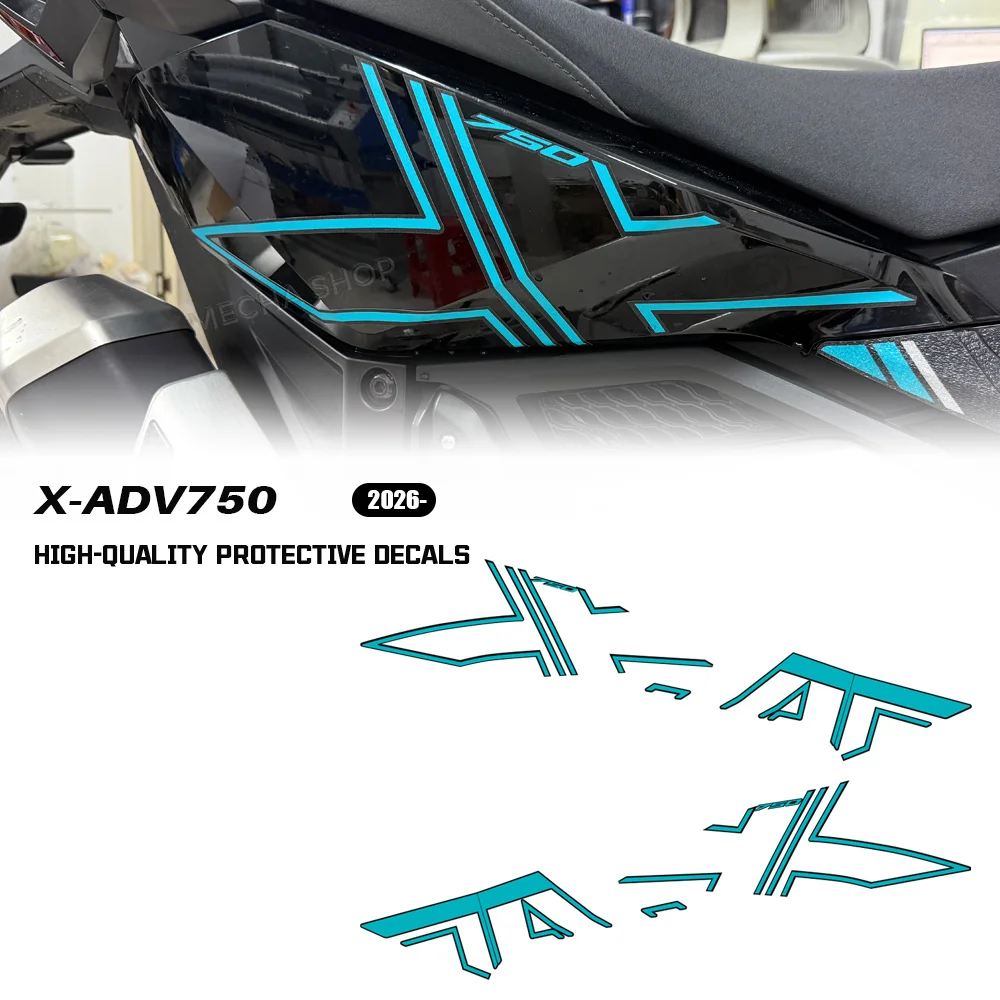 For X-ADV 750 X ADV750 2025 2026 Fairing Sticker Body Decoration Decals Anti-Scratch PVC Sticker