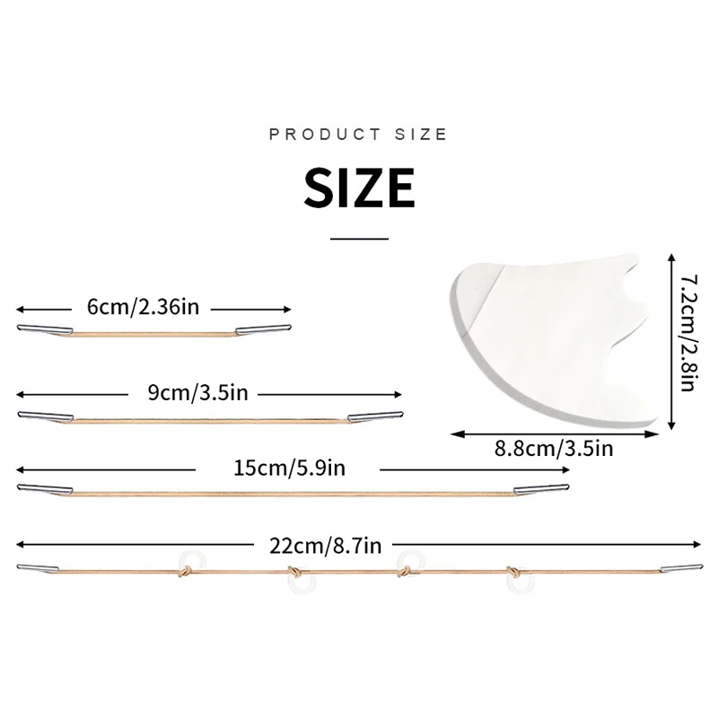 Fitas De Levantamento De Rosto Com Conjuntos De Corda De Levantamento, Adesivo De Levantamento De Rosto Instantâneo, Adesivos De Levantamento Do Pescoço, Para Evitar A Flacidez