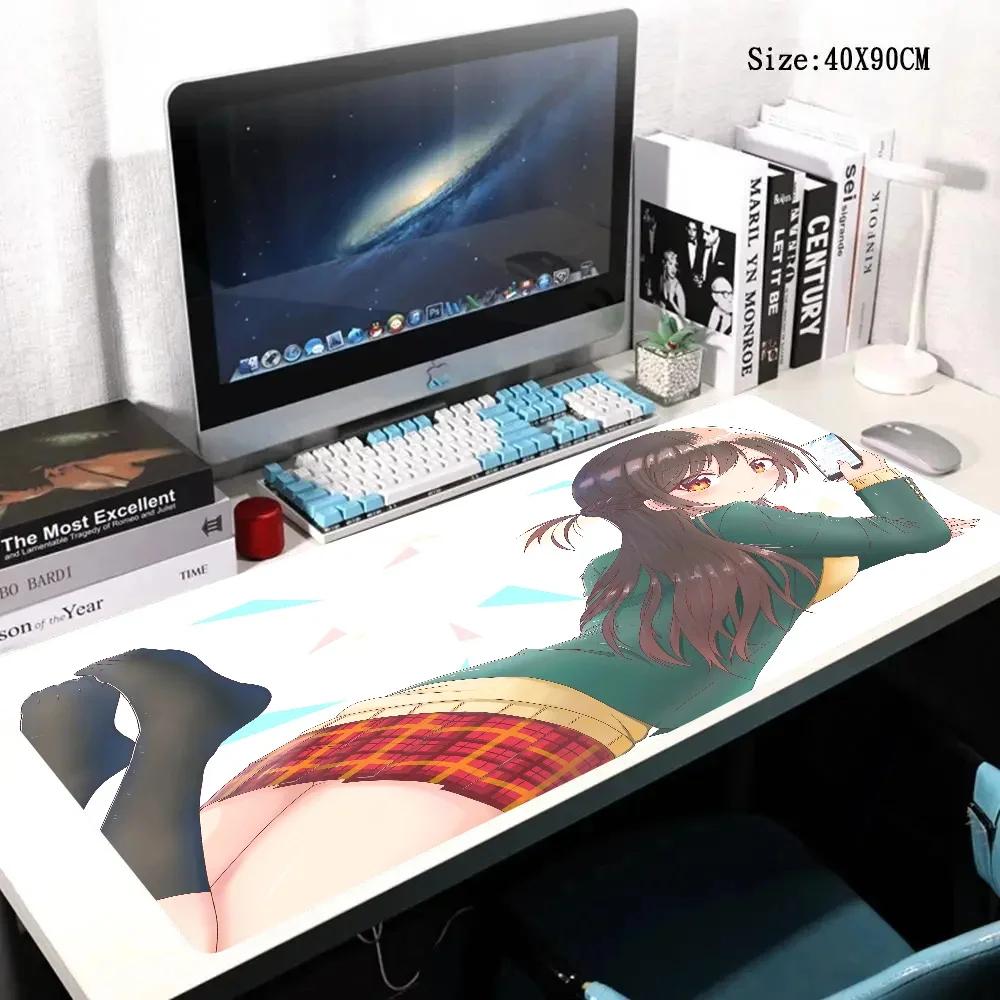 

Rent-a-Girlfriend Mousepad XXL Keyboard PC Rubber Mice Mat Anime Table Mat HD Print Game Edge Mousepad Desktop Decorative Mat ﻿