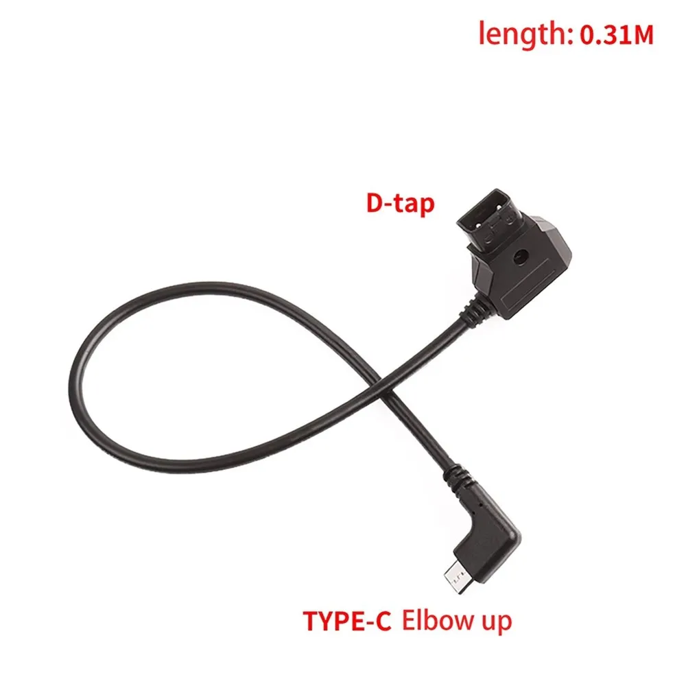 Voltvibe-D-TAP To Type-C Power Cable Battery Power Supply Cord D Tap Input To USB C Output Charging Wire Line For V Mount Batter