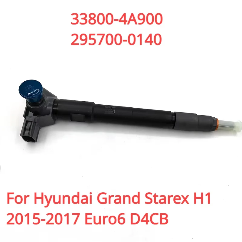 33800-4A900 295700-0140 New Diesel Fuel Injector For Hyundai Grand Starex H-1 2015-2017 Euro6 D4CB