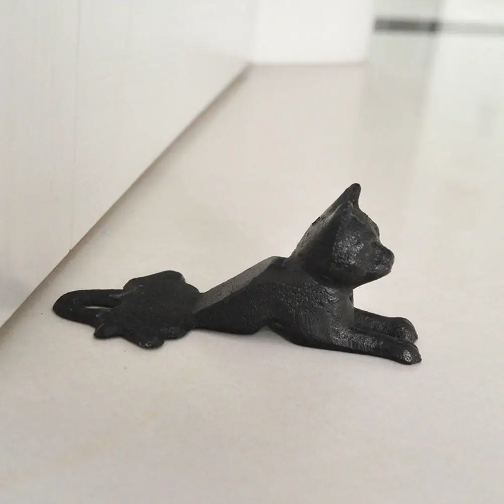 2-pezzi-fermaporta-a-forma-di-gatto-in-ghisa-protezione-per-pavimenti-resistente-con-design-inclinato-per-legno-piastrelle-moquette-cemento-laminato