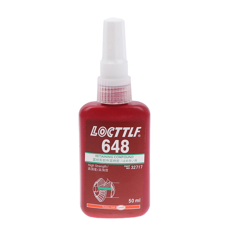 1 PC  New Screw Glue 50ml For 648 Retaining Compound Thread Locker Adhesive Glue Multi-purpose Use Liquid Glue