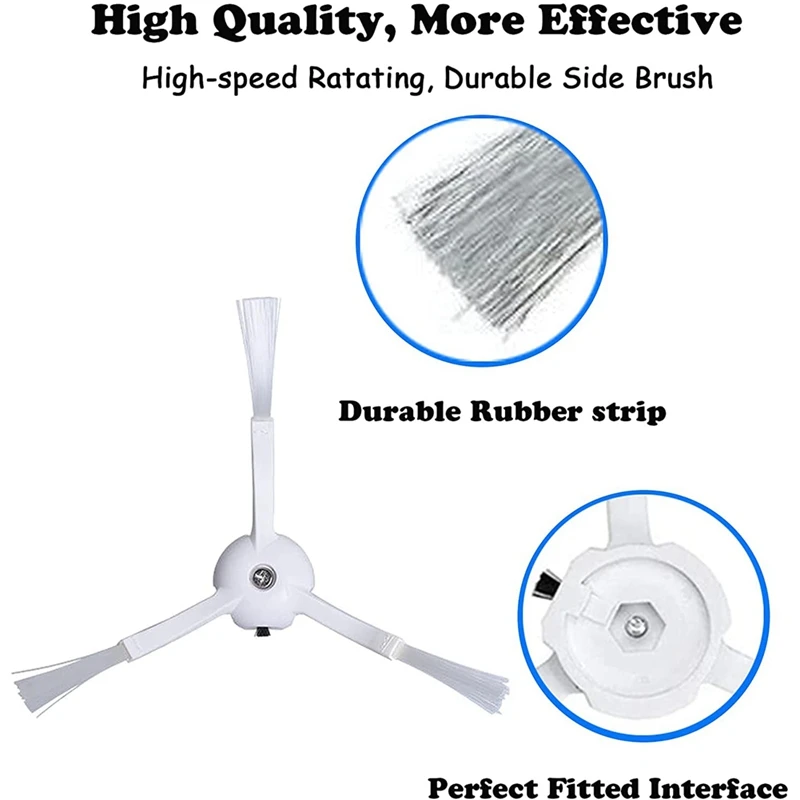 샤오미 Mijia Roborock 메인 사이드 브러시 필터용 교체 부품 액세서리 키트, E25 E4 S5 S6 E20 E35 C10 S50 S51 S4