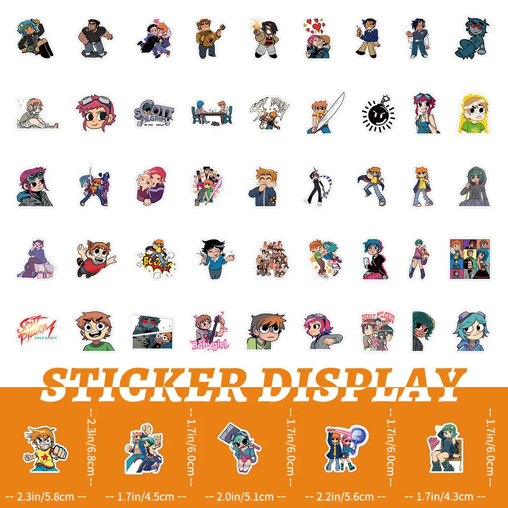 10/30/50/100 قطعة الكرتون أنيمي سكوت الحاج ملصق الكتابة على الجدران الشارات سكيت محمول الثلاجة حقيبة لاصقة تزيين لعبة طفل #5