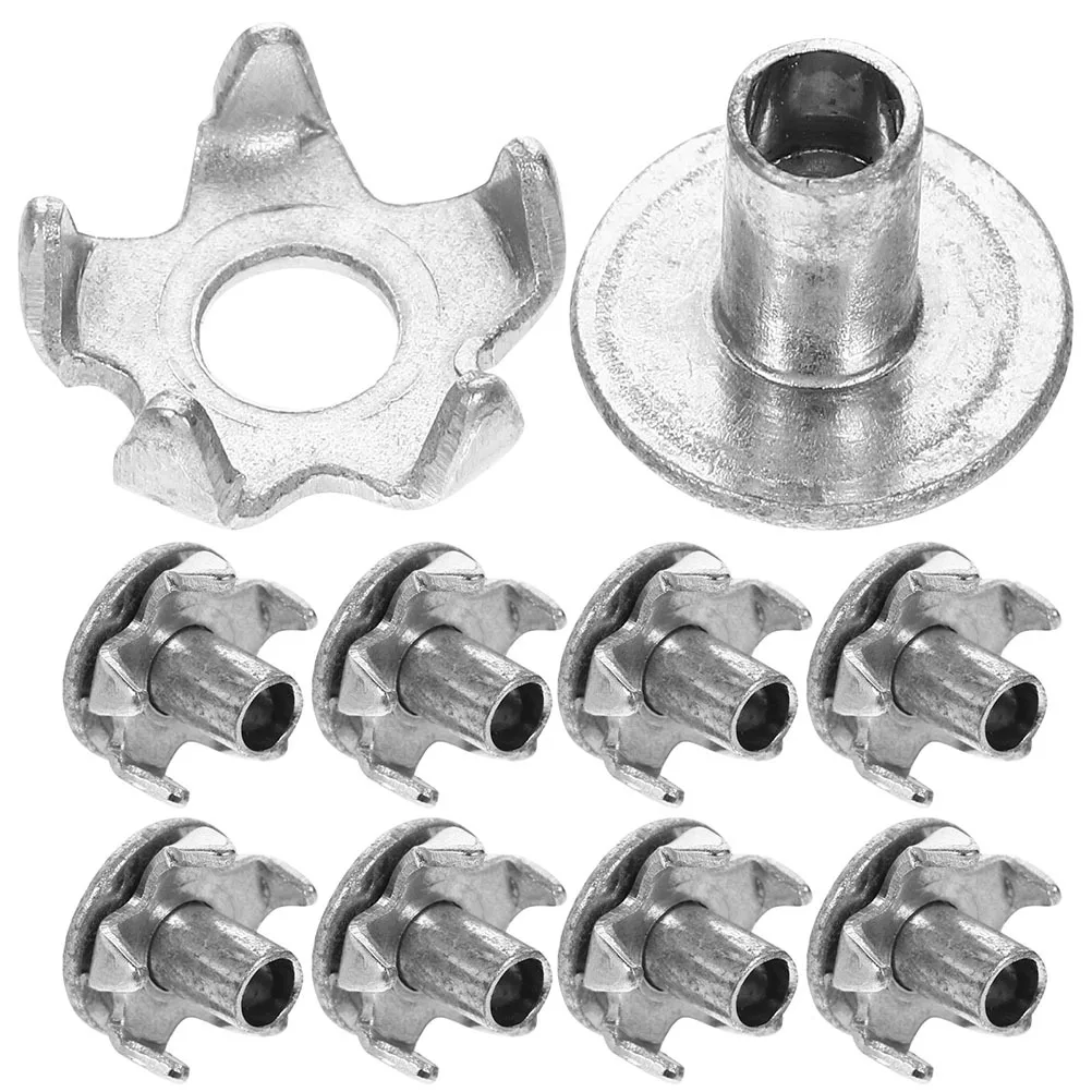 100 szt. Nakładki na buty antypoślizgowe z 5 zębami, zapewniające trakcję na lodzie, do chodzenia zimą, wspinaczki na świeżym powietrzu, pieszych wędrówek, antypoślizgowe nakładki na buty do wspinaczki górskiej.