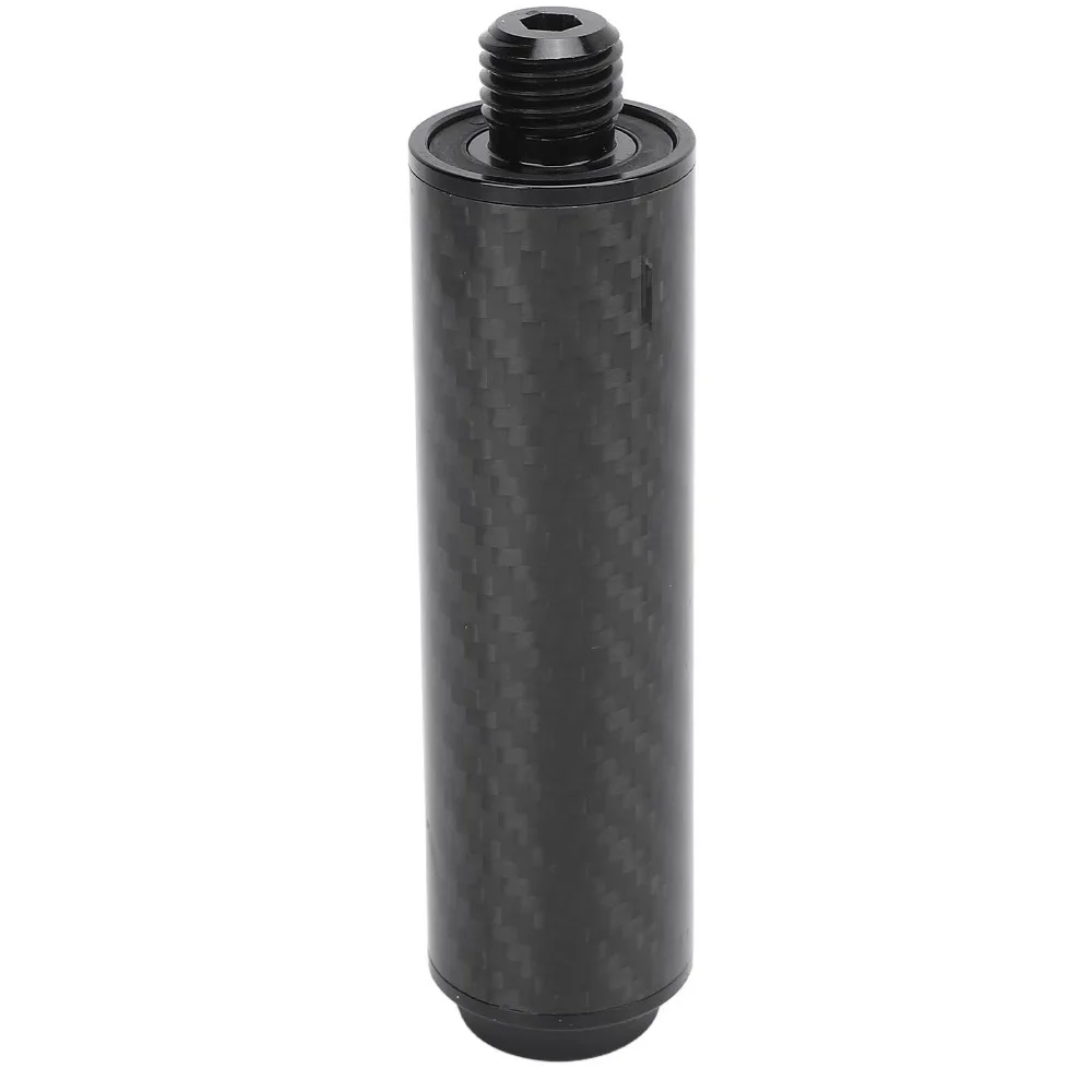 4 Inch Length Pool Cue Extension Carbon Fiber Material Quick Connect Design Billiard Extension Rod Pool Club Extender