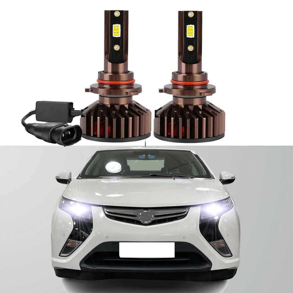 2Pcs Led Headlight Bulb For Opel Ampera R12 2011-2015 Headlight Bulb High Low Beam Canbus White Bright Auto Lights Accessories