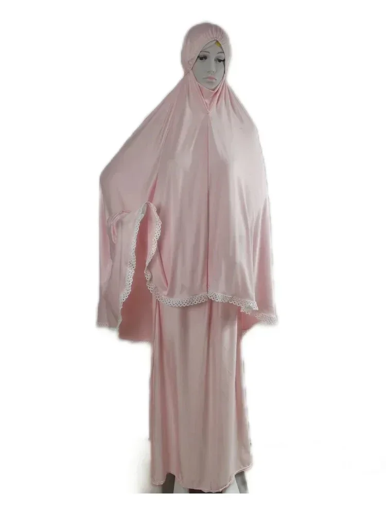 Eid ramadan oração vestuário muçulmano feminino saia define 2 peça abaya conjunto vestido musulman ensembles hijab longo khimar saia conjuntos niqab