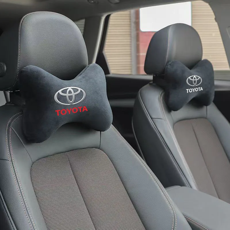 

Car Neck Pillows Both Side For Head Pain Relief Filled Fiber Car Pillow For Toyota Camry Corolla C-hr Rav4 Yaris Accessories