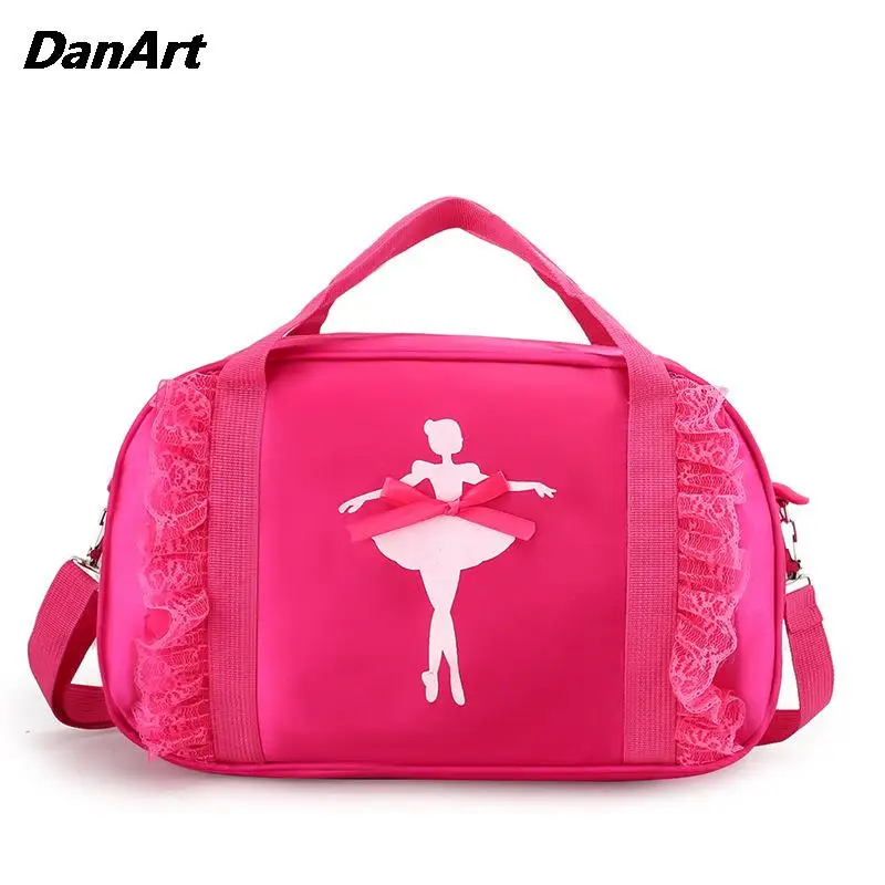 Mädchen Ballett Tanzt asche eine Umhängetasche Gymnastik Sport Handtasche Latin Ballett Rucksack Mädchen Prinzessin Tanzt asche Aufbewahrung tasche