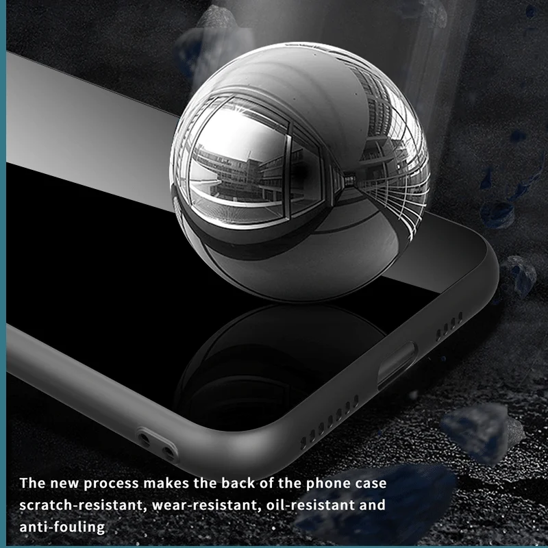 حافظة من الزجاج المقسى الصلب لهاتف OPPO A6 Pro 5G 4G غطاء حماية متدرج اللون خلفي Shell Fundas