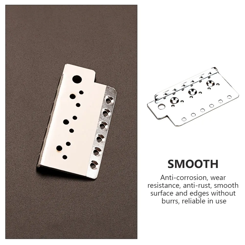 

Professional Electric Bridge Plate 6 String Metal Bass Replacement Parts Accessories Guitar Supplies Anti Corrosion Wear