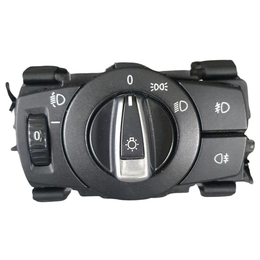 

Car Headlight Switch Control Unit Module 9169405 for BMW 1 Series E82 E88 3 Series E90 E91 X1 E84 Black Plastic OEM 61319169405