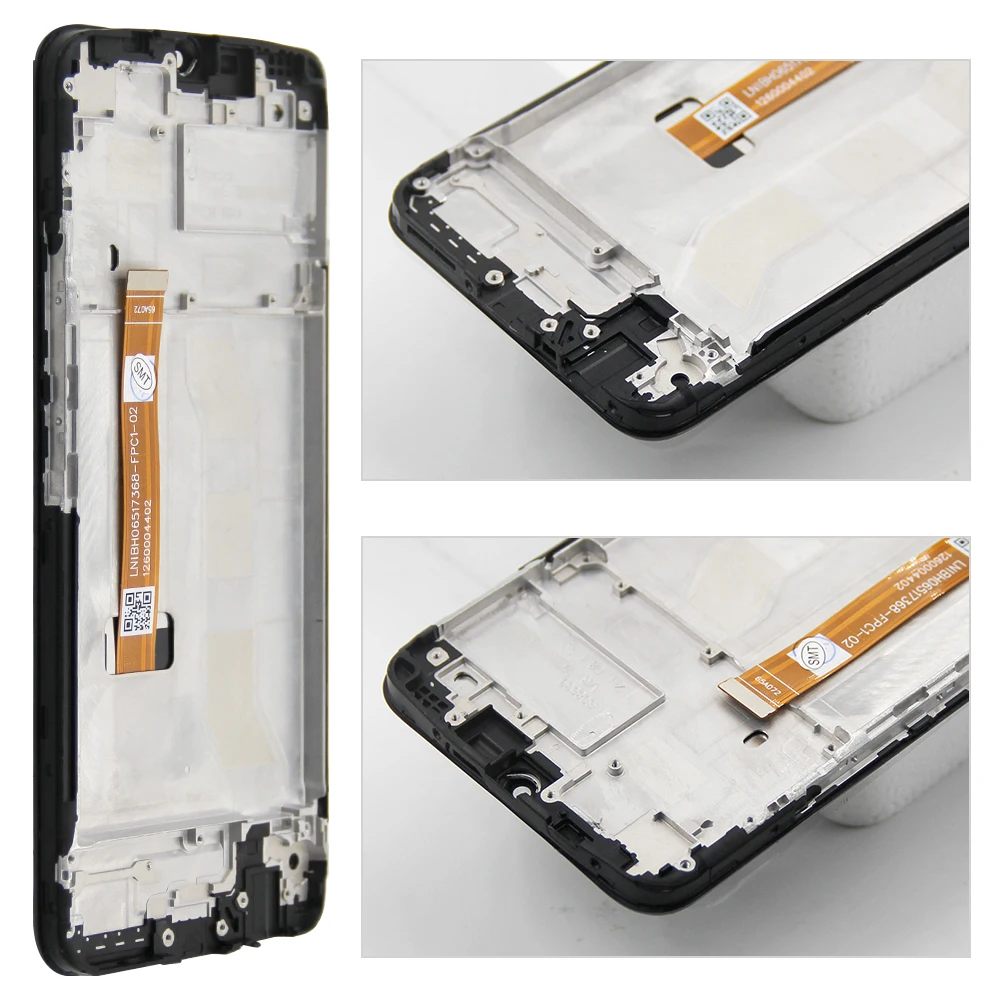 C11 2020 RMX2185 Screen Replacement, for Oppo Realme C12 C15 RMX2189 RMX2180 Lcd Display Digital Touch Screen with Frame