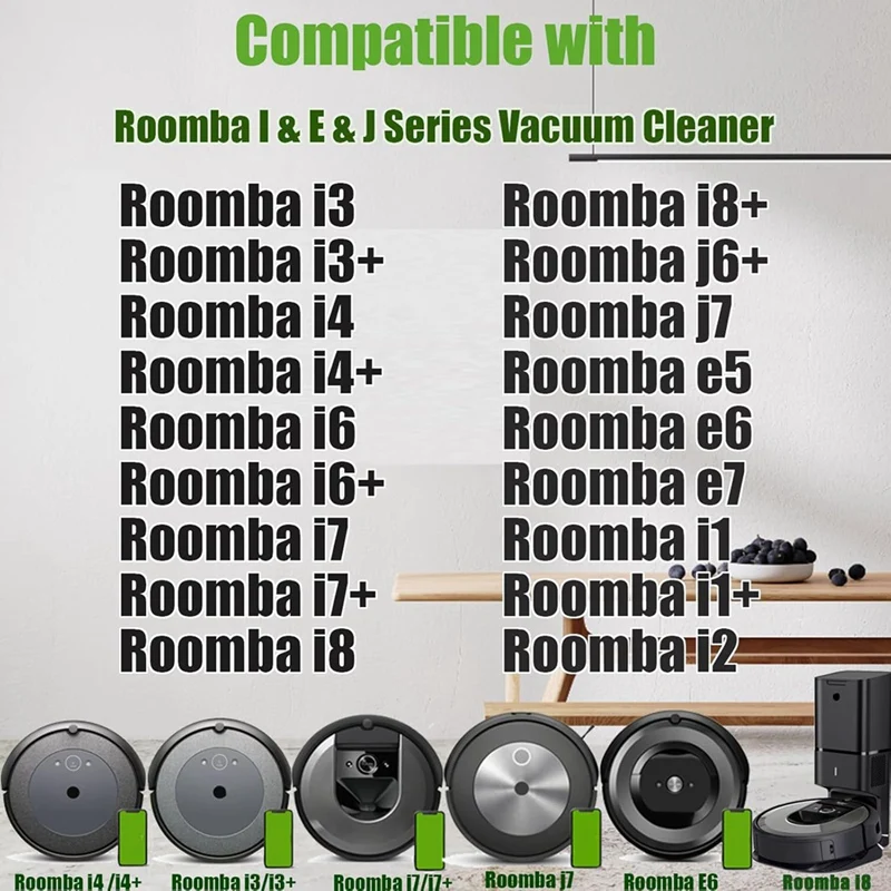BAAG-piezas de repuesto para Irobot Roomba E, I y J Series I2 I3 I3+I4 I4+ I6 I6+ I7 I7+ I8 I8+ Plus E5 E6 E7 filtros de cepillo