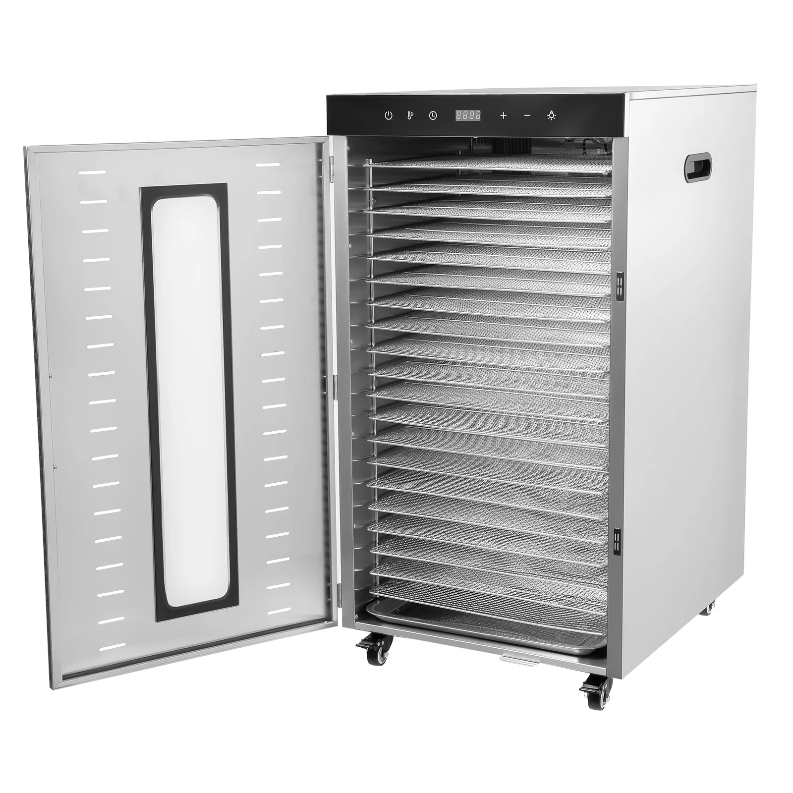 مجفف طعام كهربائي - صانع اللحوم المتشنج متعدد الطبقات بقدرة 1700 وات/مجفف الخضار والفواكه