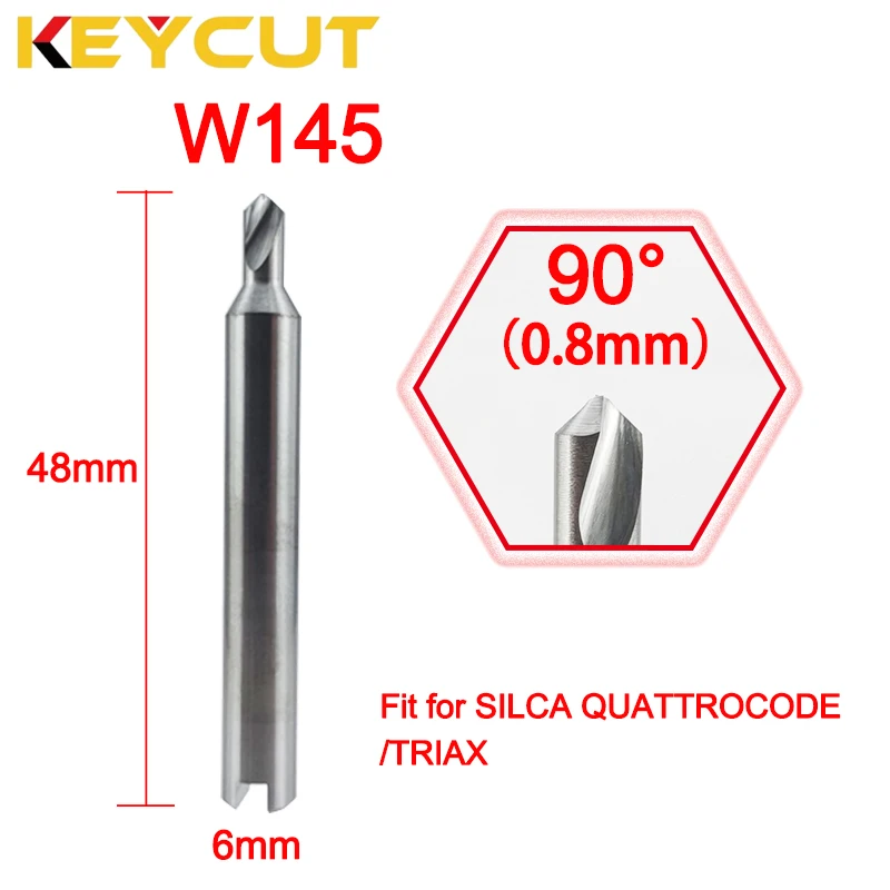 

SILCA Cutter W145 90° 0.8mm Fits SILCA Quattrocode & SILCA Triax Key Duplicating Machine Aftermarket Locksmith Tools