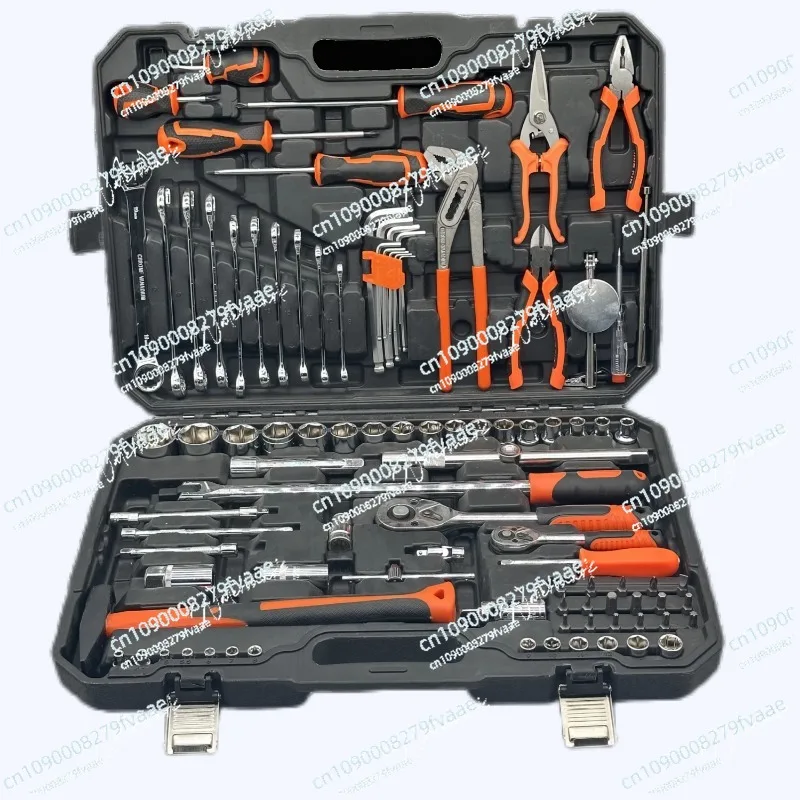

Repair Tool Full Set Wrench Ratchet Repair Combination Multi-functional Toolbox Auto Repair Tool Set Sleeve