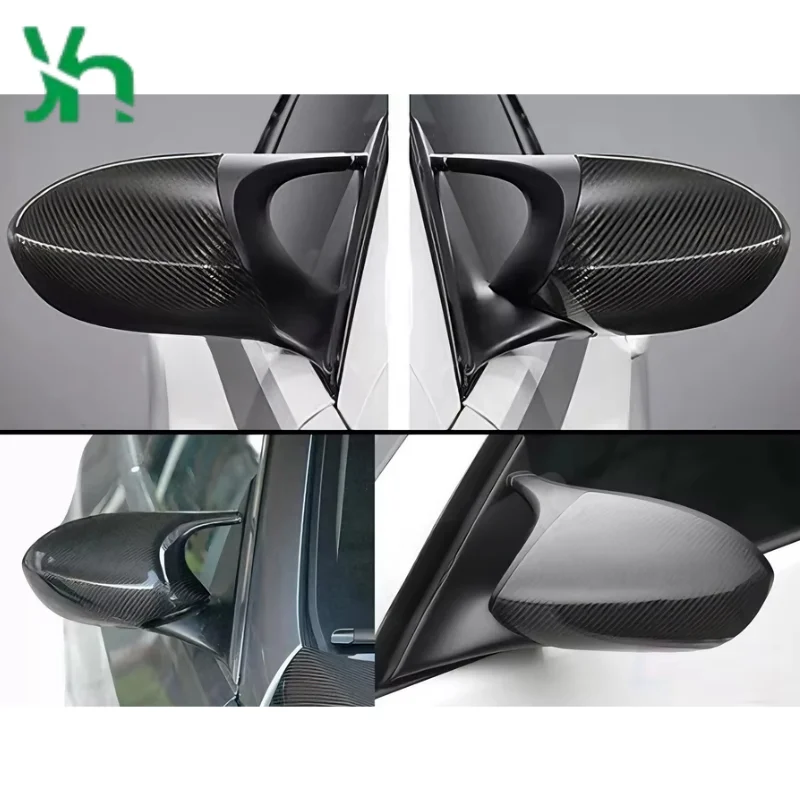 لسيارات BMW 1 Ser M كوبيه E90 E91 E92 E93 M3 (2009-2013) ملحقات خارجية مرايا الرؤية الخلفية ألياف الكربون المرايا الجانبية #6