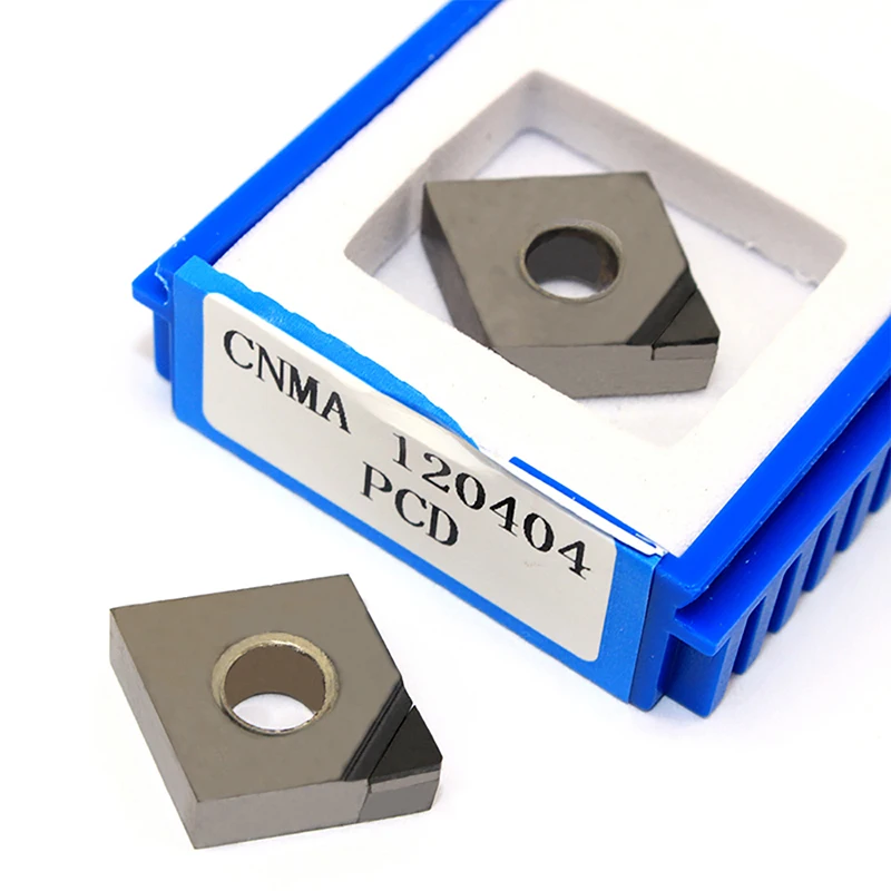 Inserções CNMA120404 PCD CBN Diamond, Ferramenta de torneamento externo, Inserção CNMA 120404, Ferramentas CNC Lathe Cutter