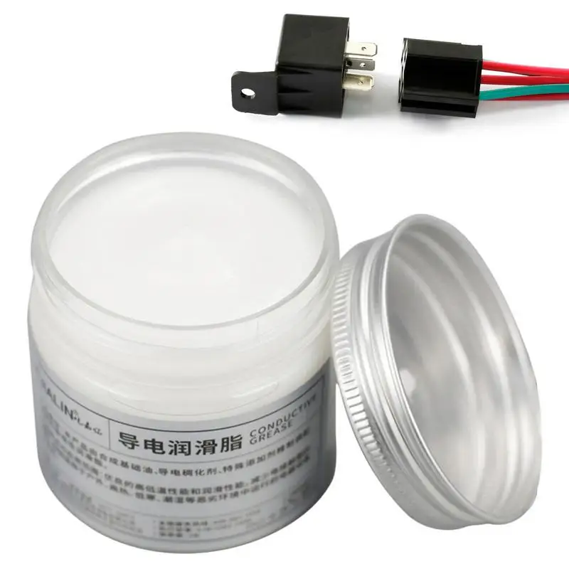 

100g conductive paste conductive grease switch conductive oil car plug conductive grease circuit plug-in oil For Power Switches