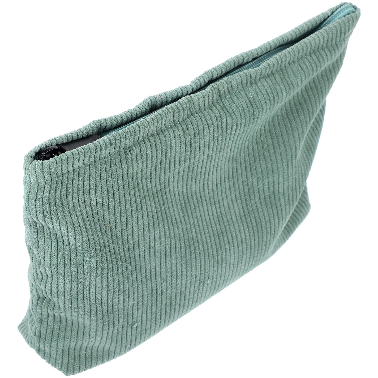 حقيبة تخزين المكياج الأنيقة، حقيبة واسعة لحقيبة أدوات الزينة النسائية مع حجرة بسحاب من القماش الناعم #1