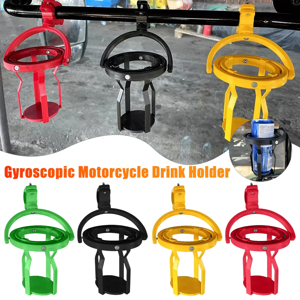 Gyroskopischer Motorrad-Getränkehalter, kein Verschütten der Flasche, hängender Tassenständer, universeller selbstnivellierender Getränkehalter, Motorrad-Flaschenhalter
