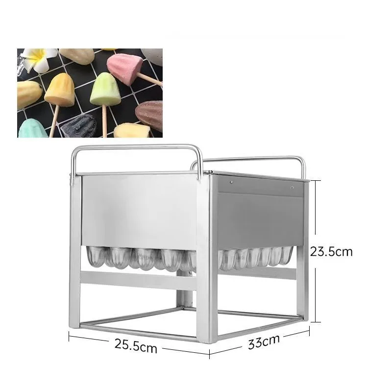 

Stainless Steel Ice Cream Popsicle Mold Rack Ice Lolly Mold Homemade Ice Cream Making with Popsicle Holder