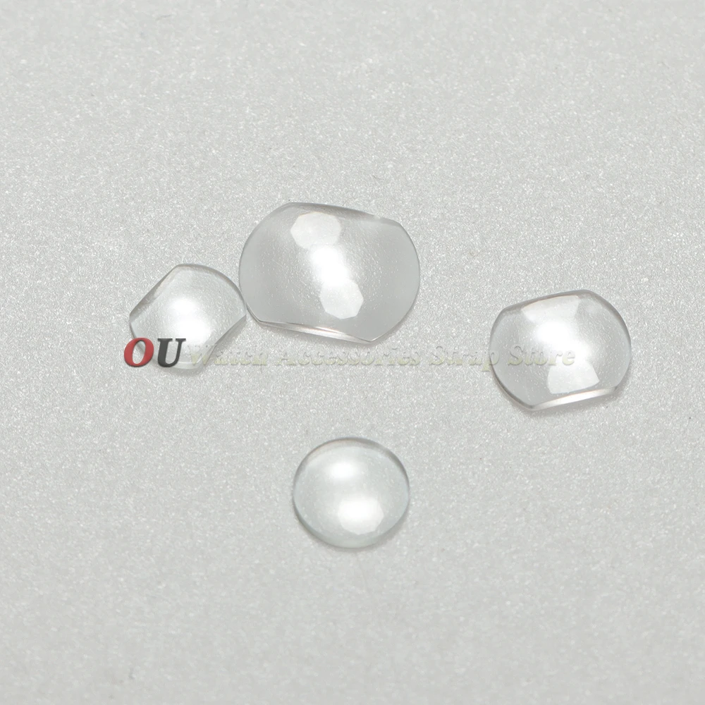 High Transparency Sapphire Mineral Glass Magnifier Tool Calendar Convex Lens for Date Window Watch Crystal Glass for Watchmakers