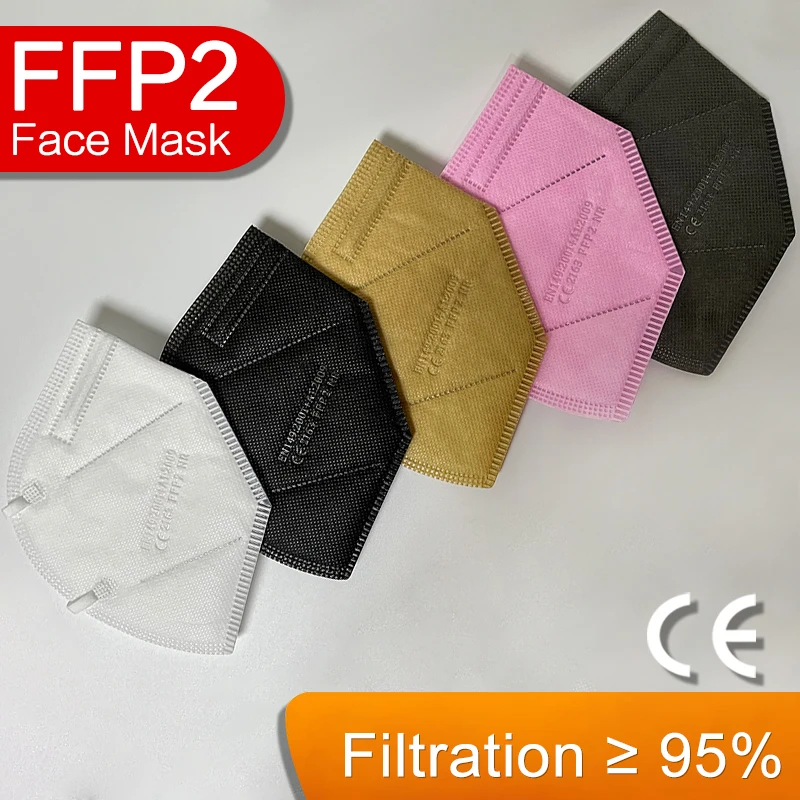 Ffp2 gesicht maske gesichts masken filter fpp2 maske Mund maske CE FFP2mask KN95 maske anti staub maske atemschutz mascarilla belüftung