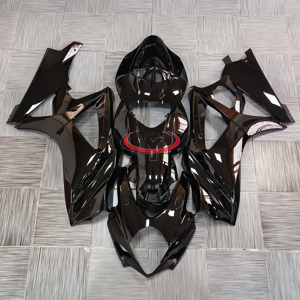 Motorcycle K7 2007-2008 Bright black Bodywork Customize Injection Cowling Full Fairing Kit For Suzuki GSXR1000 GSX R 1000