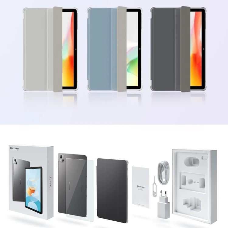 Fast Shipping Blackview Tab 13 10.1 Inch Tablet PC 7280mAh Battery 6GB 128GB Android 12 Dual SIM WiFi Tablet