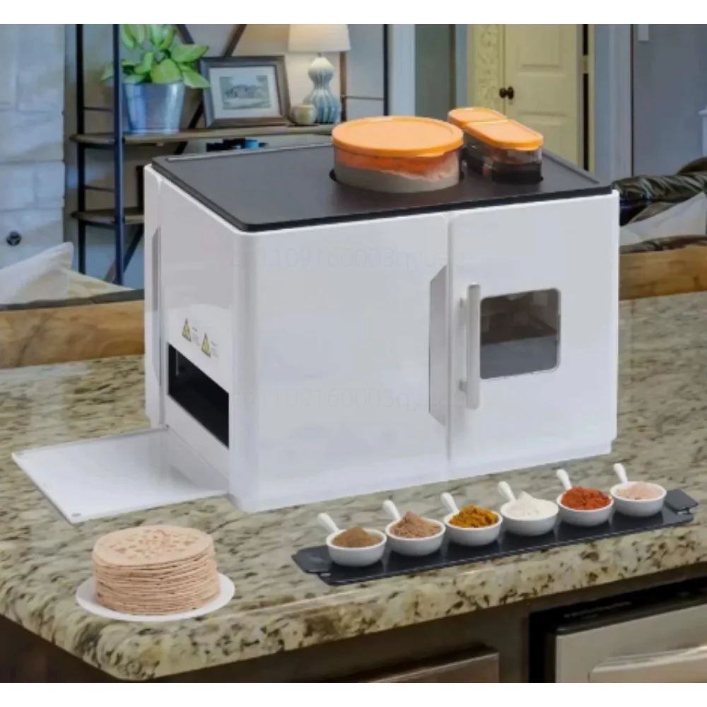 Electric Roti Robot Rotti Ata Chapati Flatbread Tortilla Magic Fully Making Machine Roti Maker Automatic Chapati Maker Roti