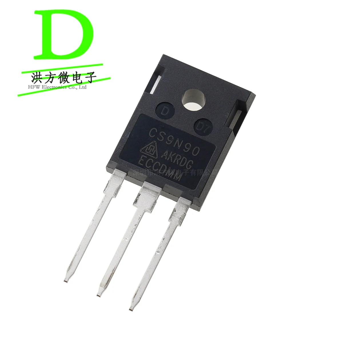5 قطعة العلامة التجارية CRMICRO MOSFET N-CHANNEL CS9N90AKRD TO-247 900V 9A