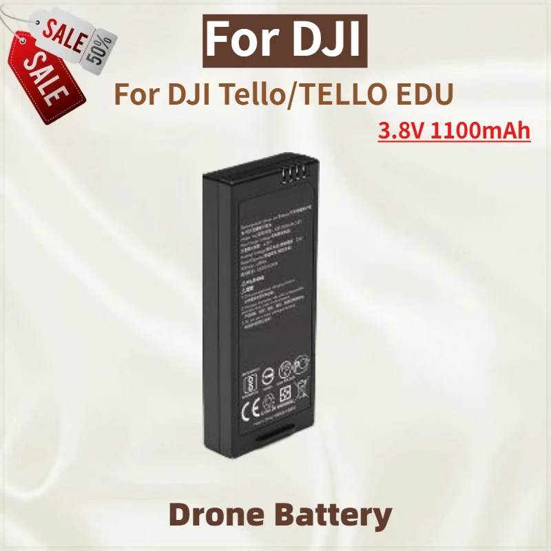 

Высококачественная батарея 3.8V 1100mAh для дрона DJI Tello/TELLO EDU, новая сменная батарея