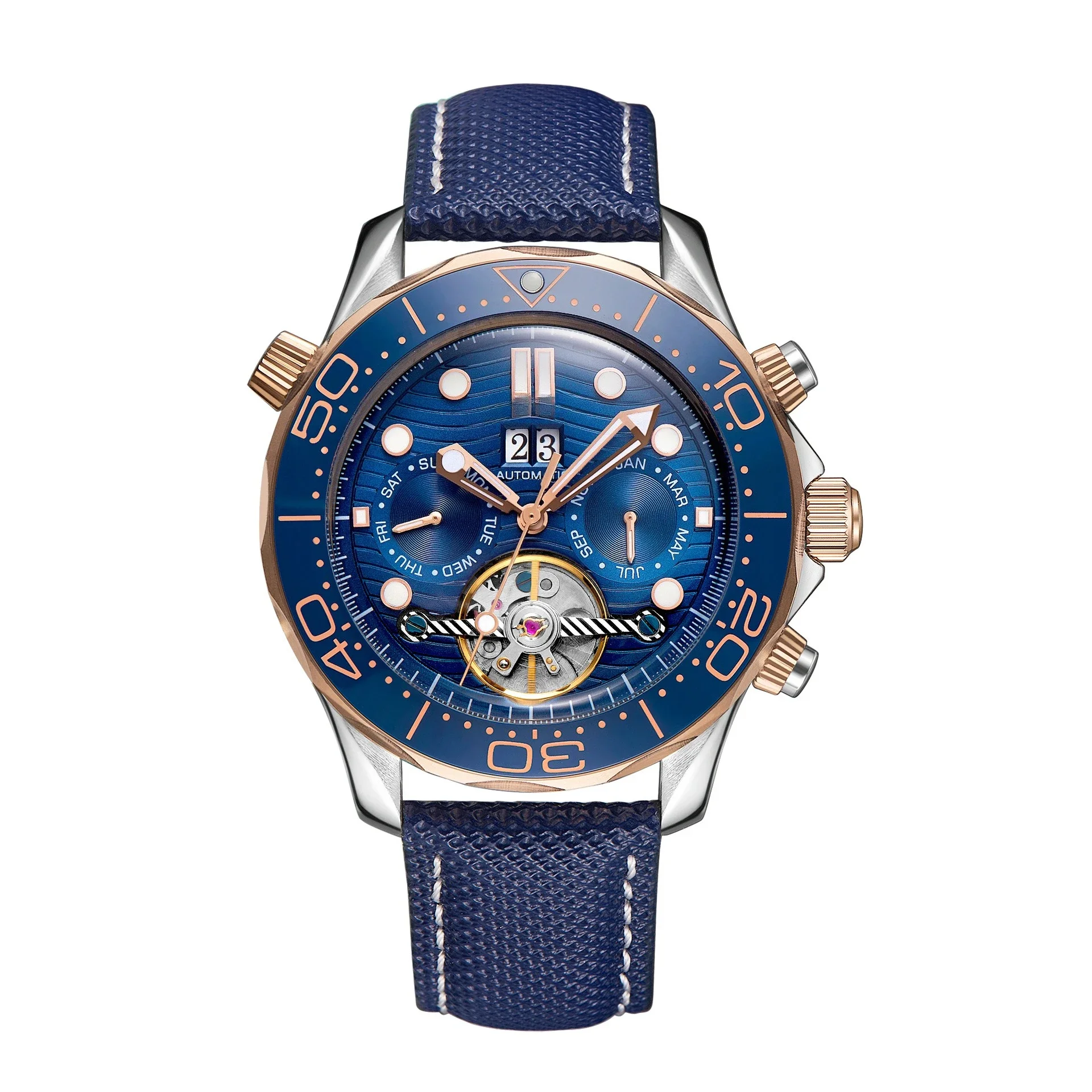 

Business Multifunctional Men's Classic Automatic Waterproof Mechanical Watch Gentleman