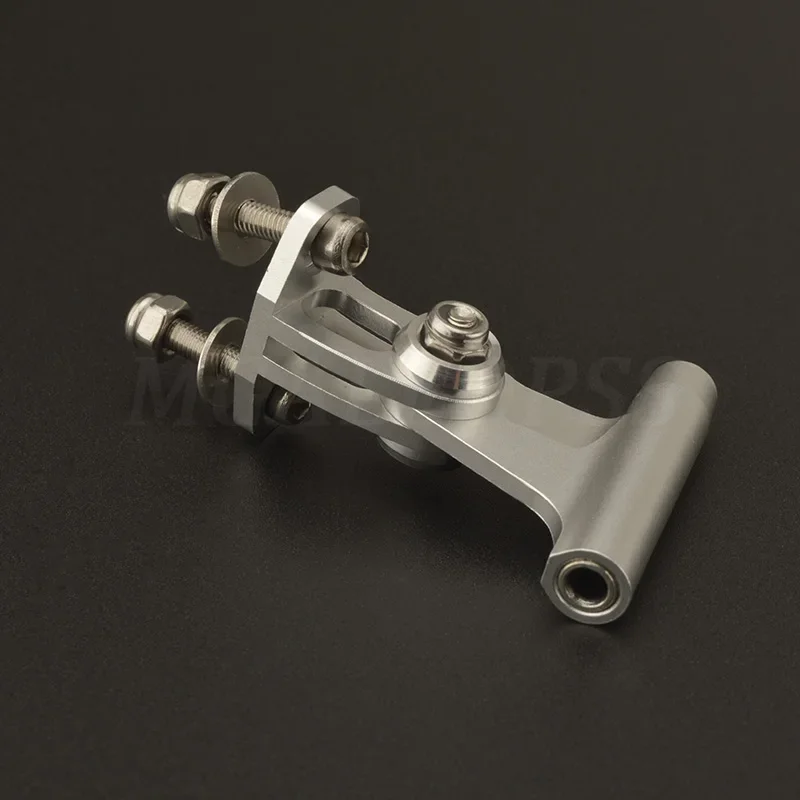 อลูมิเนียมคุณภาพสูง 3.175 มม.เพลาแบบยืดหยุ่นวงเล็บ Strut fr RC เรือ 1/8 ''3.175mm ความเร็วเพลาแบบยืดหยุ่น Hydroplane Vee เรือรูปไข่