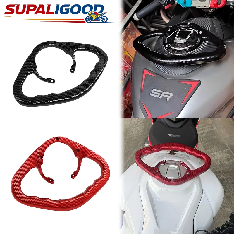 

Motorcycle Passenger Handgrips Hand Grip Tank Grab Bar Handles Armrest For CFMOTO NEW 675NK 675SR-R 800NK 450SR 450NK
