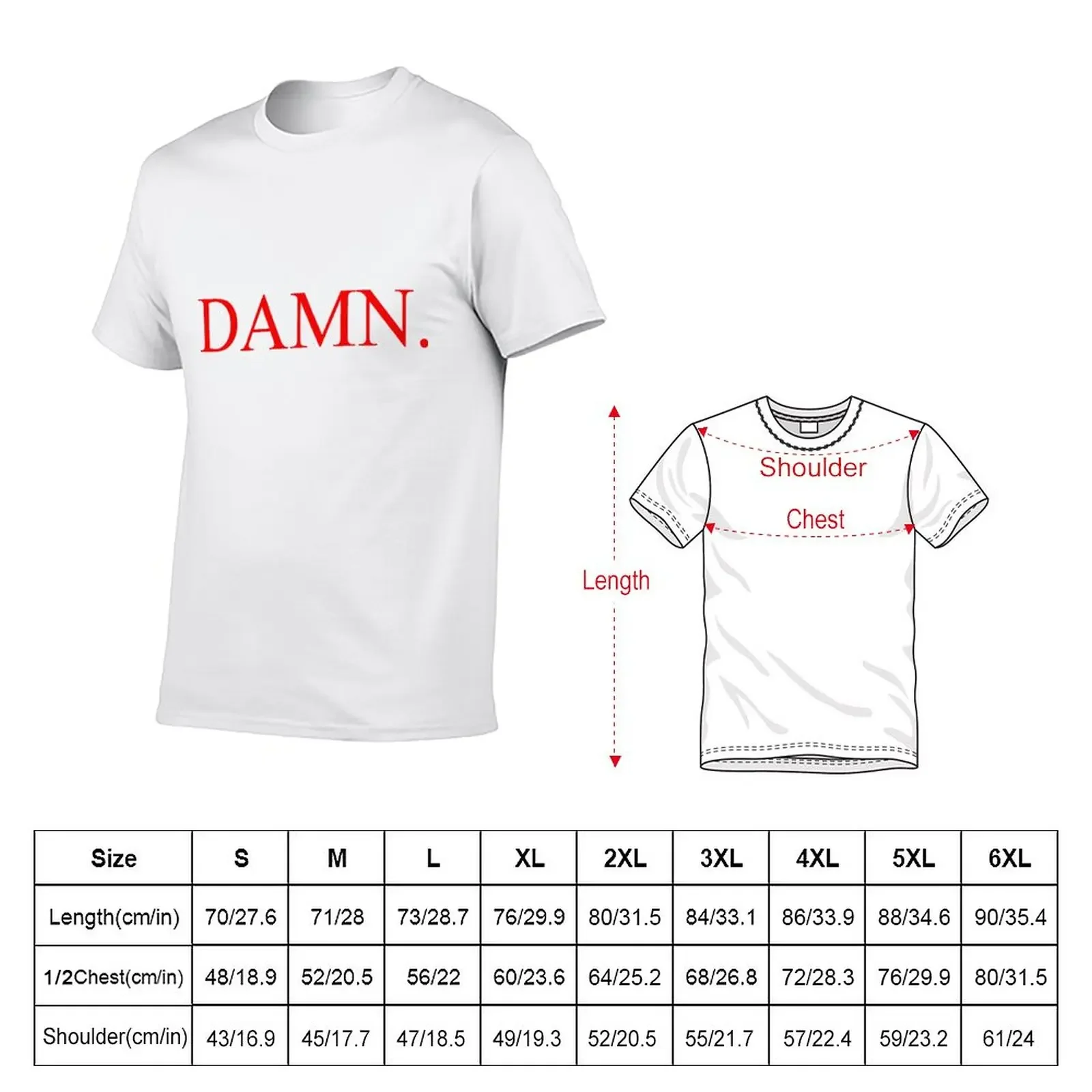 New Kendrick Lamar - DAMN. T-Shirt new edition sports fans anime figures summer top black t shirts for men