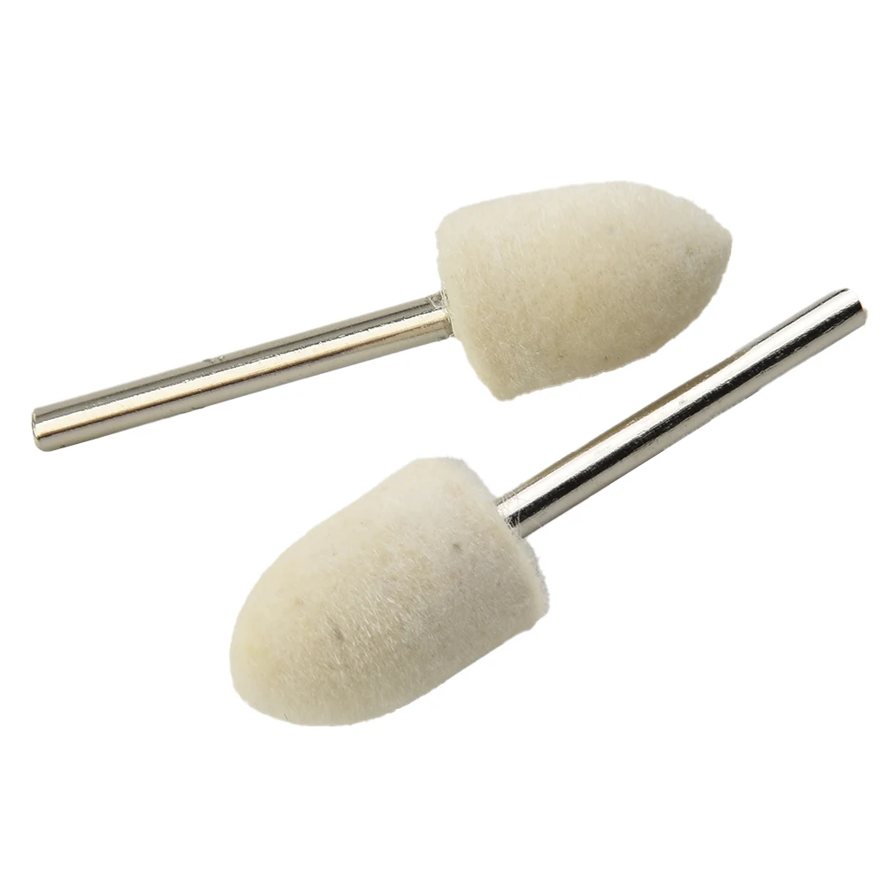 Felt Buffing Wheels Kit, Wool Mounted Mandrel Polishing Bits, 20pcs Set, Suitable for Jewelry, Watches, and Various Molds
