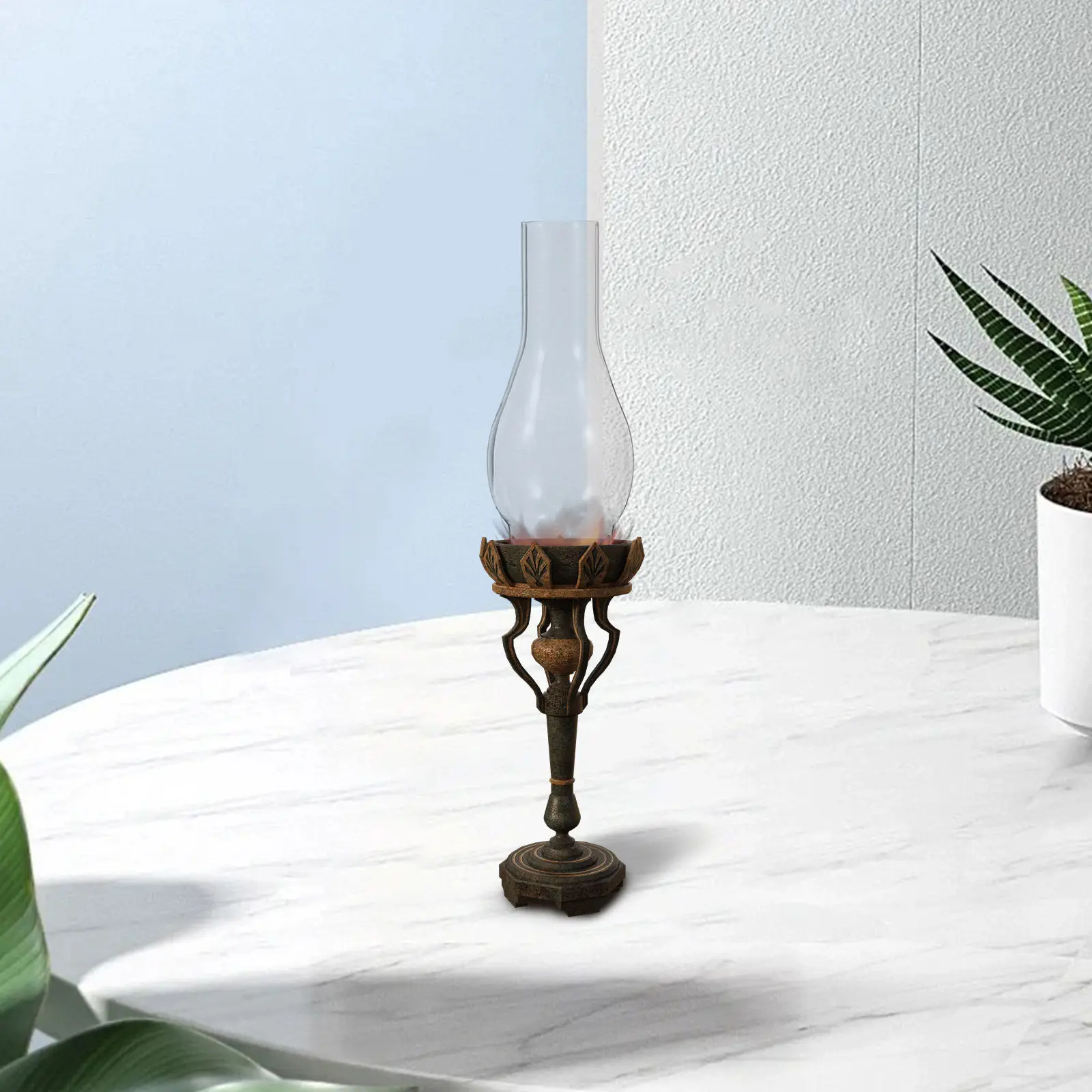 Glass Lamp Replacement Glass Chimney For Oil Lamp For Home Decor Christmas Table Decor Clear Cylinder