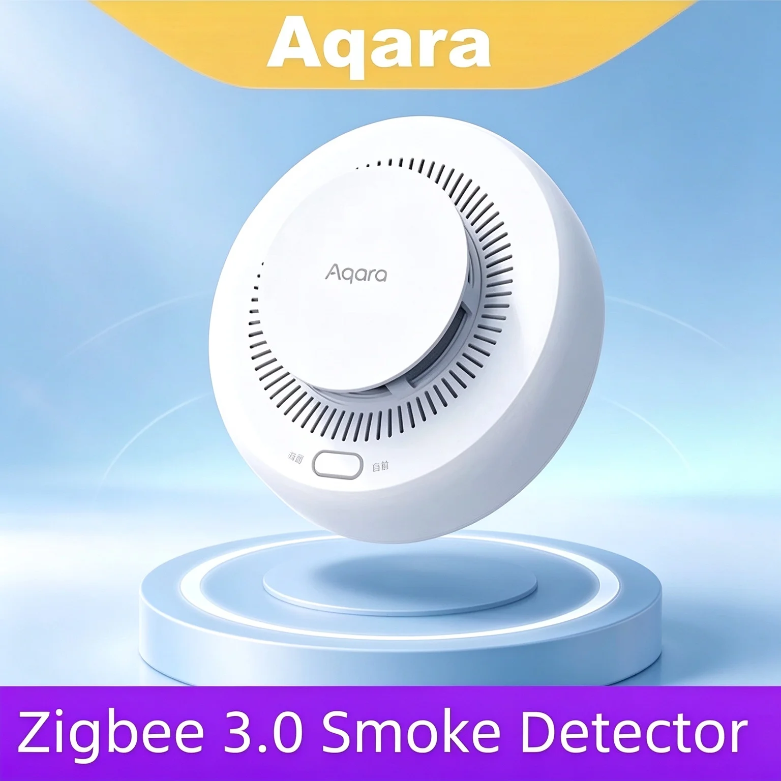 Original Aqara Natural Gas Leak Sensor Zigbee Gas Leak Alarm Smart Home Security Detector Works with Xiaomi Home and Homekit