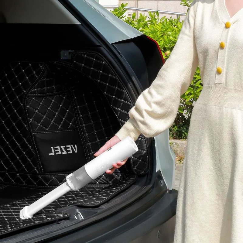 Xiaomi Youpin เครื่องดูดฝุ่นแบบใช้มือถือไร้สาย Duster ปั๊มสูญญากาศสําหรับบ้านแบบพกพา Strong ดูดไร้สายเครื่องมือทําความสะอาดรถยนต์ใหม่