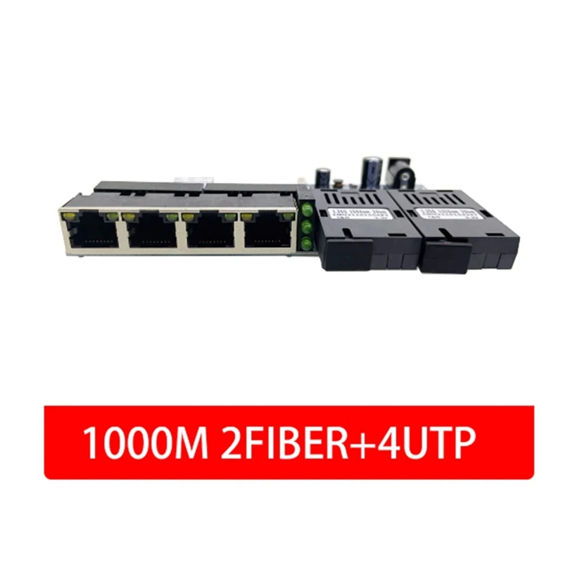 Conversor Of Optical Fiber Media Converter SC Konverter Fiber Optik Optical Converter Optical Transceiver Fibre Easy To Use