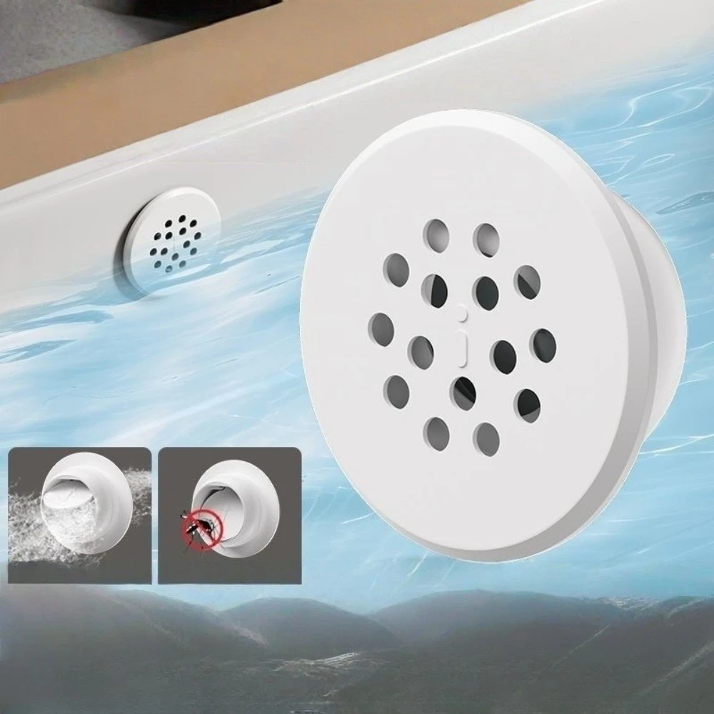 

2PCS Silicone Decorative Cover Overflow Port Washbasin Sink Hole Leakage Plug Insect Proof Odor Proof Bathroom Accessories