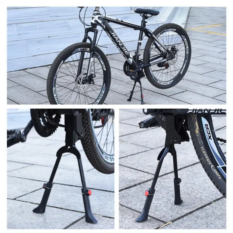 

Adjustable Bike Middle Double Kickstand Universal Steel For 26-29 Inch 700C Bicycle Kick Stands Parking Rack Bicycle Accessaries